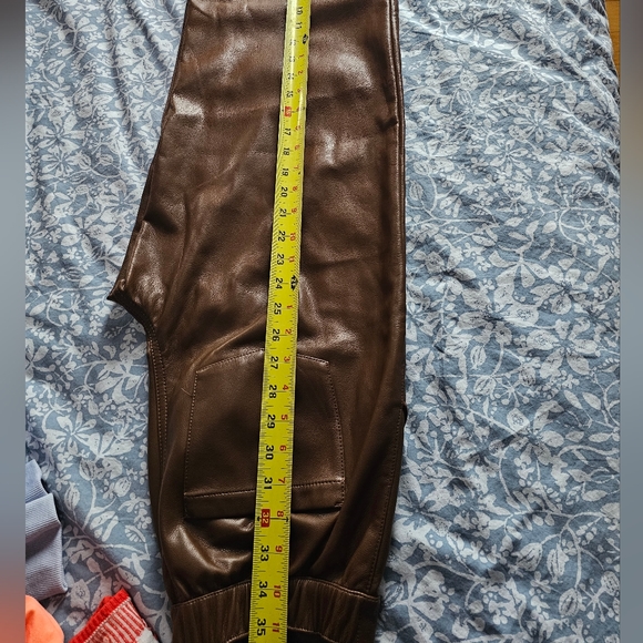 Oak + Fort - Leather vegan pants - Picture 9 of 10